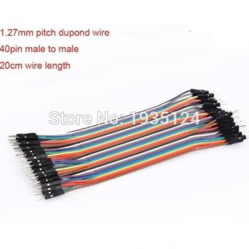 3 Stück 2,54mm männlich-männlich Jumper Kabel 40 Pins 20 cm
