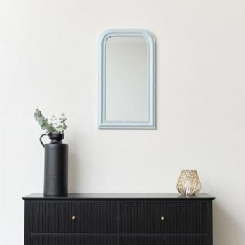 Misty Blue 70x40 Arch Wall Mirror