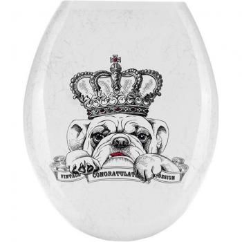 Tapa de Inodoro Universal Estampado Oceánico 18 Pulgadas
