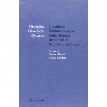 Il realismo fenomenologico sulla filosofia dei circoli di Monaco e Gottinga