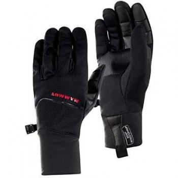 Guantes de Escalada Mammut Astro, Unisex, Color Negro, Talla 10