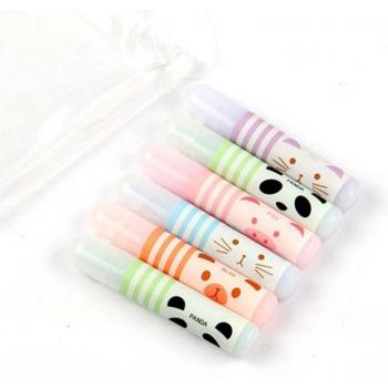 Mini Textmarker mit Tiermotiven