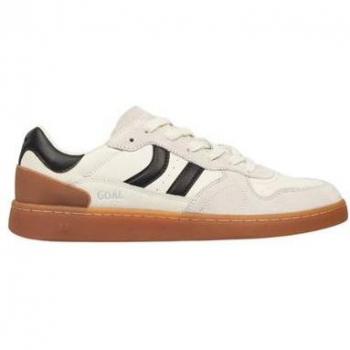 Scarpe Coolway Goal 44 Bianco con Dettaglio Marrone
