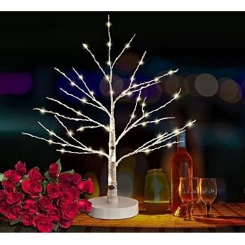 Centrotavola Albero Chiaro con Illuminazione