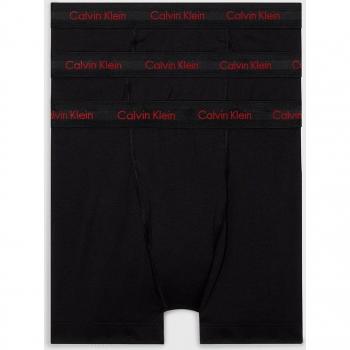 3 Peças de Boxers Masculinos Calvin Klein Preto (NB2616A-NC1) M