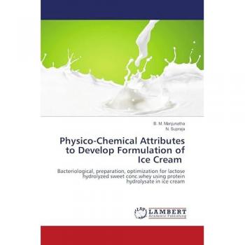 Manjunatha, B. M.: Physico-Chemical Attributes to Develop Formulation of Ice Cream