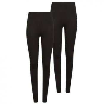 UltraStretch Black Leggings for Women – 2 Piece Set