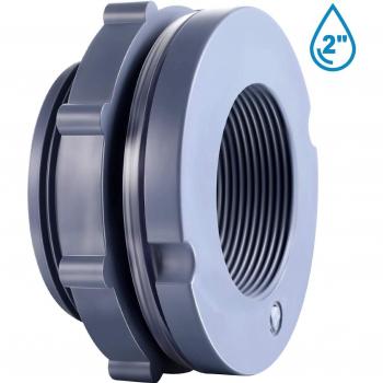 Connecteur PVC Outus pour tonneaux et bassins (2 pouces)