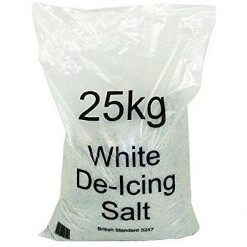 White Winter De-Icing Salt 25kg Bag (10 Pack)