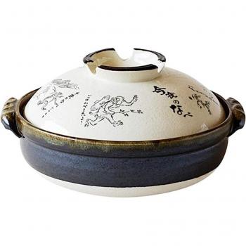White Banko Ware Saji Pot 9‑Choju Giga 3.2 L Ceramic Storage Jar – Japanese Origin