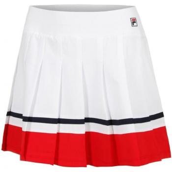 Fila Sabine Skort in White and Fila Red