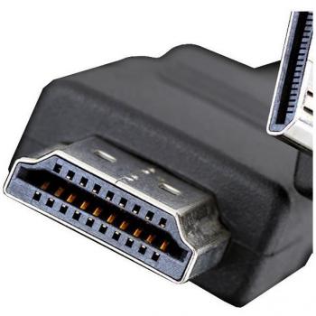 ADPTMHDMI Microtech adapter for reversing the gender of Micro-HDMI to HDMI cables, Nero