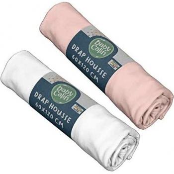 Draps Housse pour Lit Bébé 60 x 120 cm