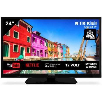 Nikkei 24 inch HDR10 Android TV 12 Volt
