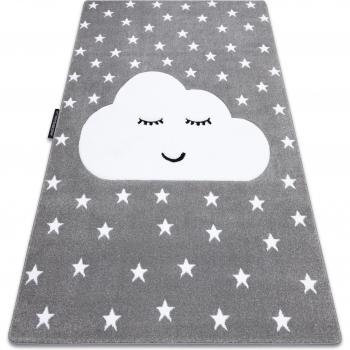 Tappeto Stelle Grigio e Argento 160x220 cm