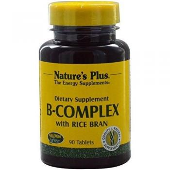 Natures Plus B-Komplex mit Reiskleie 90 Kapseln