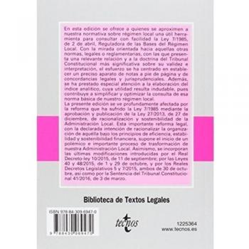 Ley reguladora de las bases del régimen local