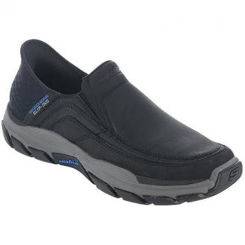 Skechers Slip-On Respected Elgin – Herren, Schwarz (EU 39.5)