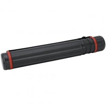 Tubo portaplanos Makro Paper negro 40-74 cm