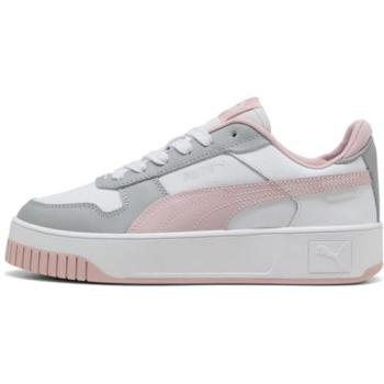 Puma Damen Sneakers, Carina Street, weiß-rosa-grau, Größe 37