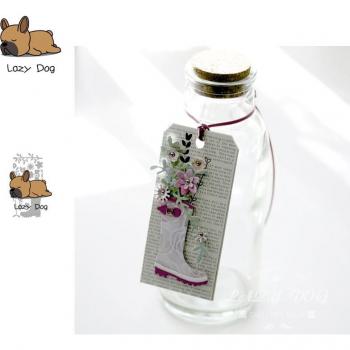 Troqueles de grabado en relieve para tarjetas (botas de lluvia)