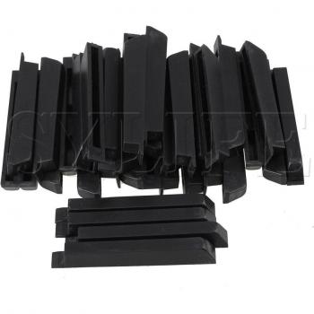 Réparation clavier piano, 36 pièces PVC noir, touches pointues S