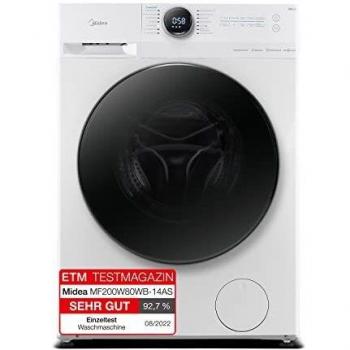 Midea MF200W80WB-14AS Waschmaschine mit Steam Care