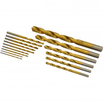 Rolson 48704 15pc HSS Drill Bit Set