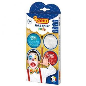 Set 6 botes 8ml maquillaje crema modelo fiesta + accesorios jovi