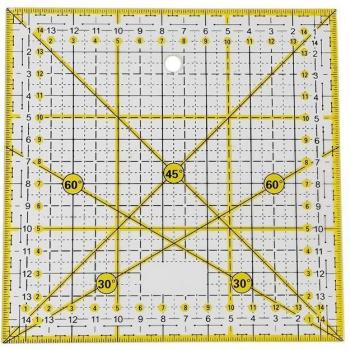 DIY Fabric Cutting Ruler with Grid Lines