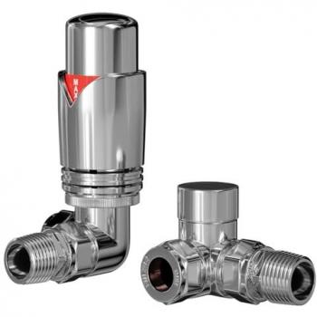 Domestic Wholesale Chrome Round Thermostatic Radiator Valve, Dias Brand, Metal Composition