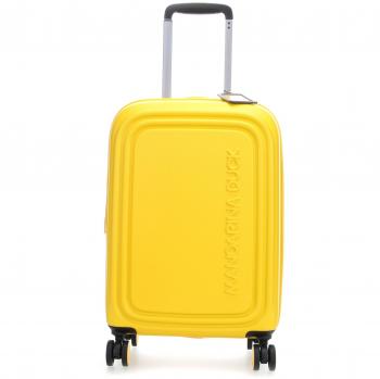 Valise MANDARINA DUCK – Logoduck + – Jaune – 4 roues – Extensible