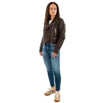 Morgan Regular Fit Jacke 202-GRAMMO.N Braun Kunstleder