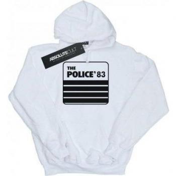 Police 83 Tour Women's XL White Hoodie
