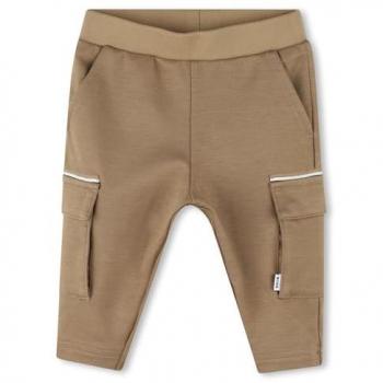Pantalon Boss J51275 – 18 mois, couleur terre, avec poches rabattables