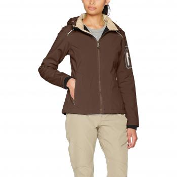 CMP Chaqueta Softshell para Mujer, Marrón (Wood/Sand), 38
