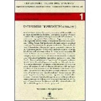 Sintesi delle Dissertazioni (1990-1992) del Dipartimento di progettazione architettonica e urbana, Università di Roma «La Sapienza»
