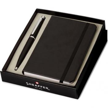 Bolígrafo y cuaderno A6 Sheaffer VFM mate en regalo
