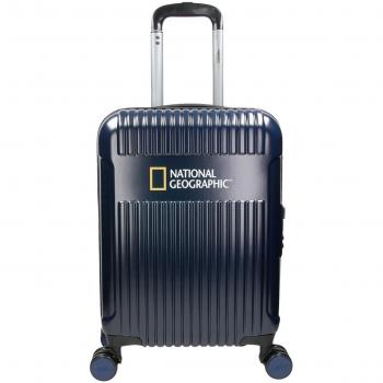 Koffer NATIONAL GEOGRAPHIC Transit 38cm x 55cm x 20cm, blau, Polyester