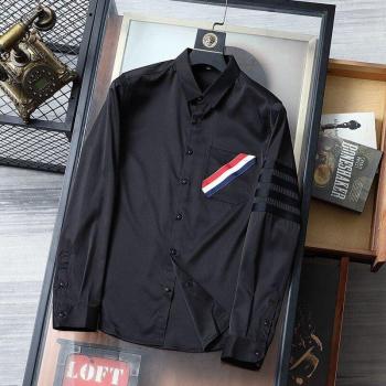 Polo de Manga Larga para Hombre Estilo Otoño Vintage