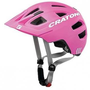 Maxster Pro Cratoni Kinderfahrradhelm – pink matt, 46‑51 cm