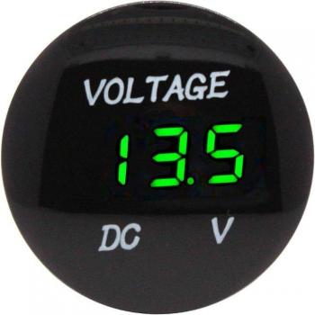 Voltmètre Digital LED 12/24 V pour Bateau