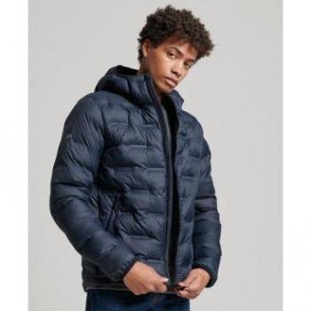 Superdry Giacca Puffer Corto Navy L