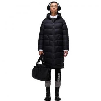 Blouson à capuche Napapijri A‑Ega noir pour femmes
