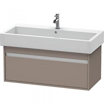 Meuble sous-vasque suspendu Ketho 95 x 44 cm, basalte mat