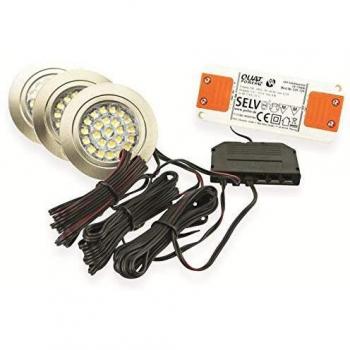 LED-Einbauleuchten Komplett-Set DAYLITE, 1,8 W, 100 lm, 4000K