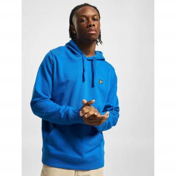 Lyle & Scott Men's Pullover Hoodie in Blue
