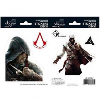 Figurines Stickers Assassin’s Creed – Ezio/Altaïr, 16x11 cm