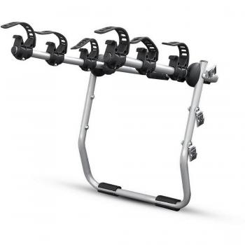 Menabo' Portabici posteriore Mistral 3 bici acciaio argento 5kg cinghie Menabo