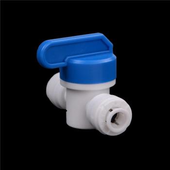 Valve à bille 1/4 PE – Adaptateur système d’aquarium